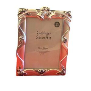 Godinger 4"x 6" Silver Plated Frame and 52 Page Photo Album